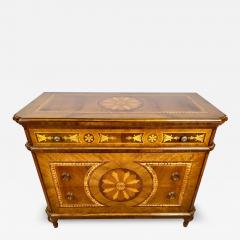 Italian Neoclassical Marquetry Decorative Crafts Three drawer Chest or Commode - 3731633