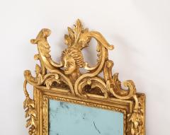 Italian Neoclassical Period Carved and Gilded Wall Mirror circa 1780 - 4430410