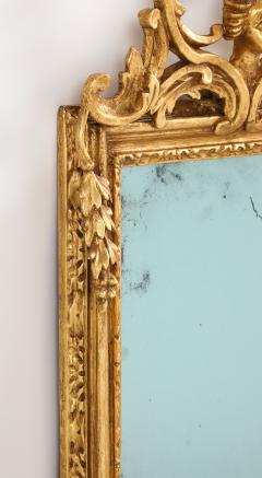 Italian Neoclassical Period Carved and Gilded Wall Mirror circa 1780 - 4430413