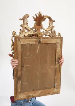 Italian Neoclassical Period Carved and Gilded Wall Mirror circa 1780 - 4430415