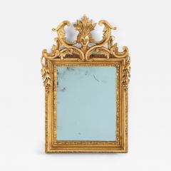 Italian Neoclassical Period Carved and Gilded Wall Mirror circa 1780 - 4434803