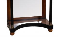 Italian Neoclassical Revival Concave D Shape Mirrored Back Small Sideboard - 4527709