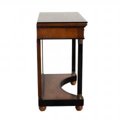 Italian Neoclassical Revival Concave D Shape Mirrored Back Small Sideboard - 4527710