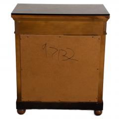 Italian Neoclassical Revival Concave D Shape Mirrored Back Small Sideboard - 4527717