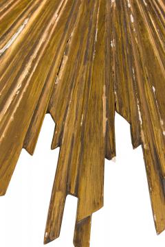 Italian Neoclassical Style Carved Giltwood Sunburst and Putti Wall Plaque - 4408153