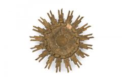 Italian Neoclassical Style Carved Giltwood Sunburst and Putti Wall Plaque - 4408155