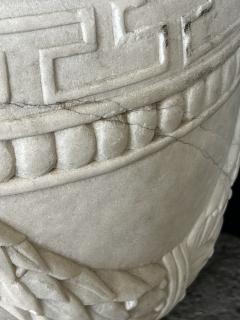 Italian Neoclassical Style Carved Marble Urn after the Antique - 4647475