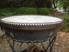 Italian Neoclassical Style Iron and Tole Table with Arrows - 4302635