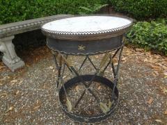 Italian Neoclassical Style Iron and Tole Table with Arrows - 4302637