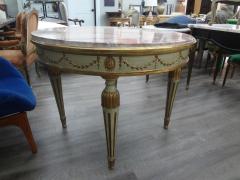 Italian Neoclassical Style Painted And Parcel Gilt Center Table - 4193604