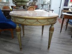 Italian Neoclassical Style Painted And Parcel Gilt Center Table - 4193661