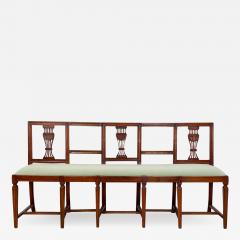 Italian Neoclassical Walnut Settee - 2225296