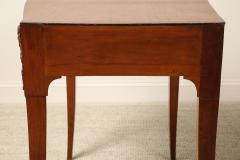 Italian Neoclassical Walnut Side Table with Carved Satyr Mounts - 4783227