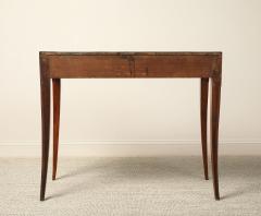 Italian Neoclassical Walnut Side Table with Carved Satyr Mounts - 4783245
