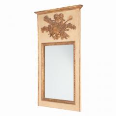 Italian Neoclassical style painted giltwood console table mirror C 1950  - 4120691