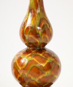 Italian Ochre Glazed Ceramic Lamps - 4295007
