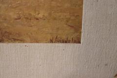 Italian Oil Painting on Cardboard Signed N Chianese - 4194834