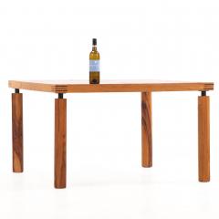 Italian Olive Wood and Travertine Dining Table C 1960 - 4720476