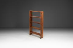 Italian Open Bookcase with Wood Veneer Italy 1970s - 4293732