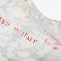 Italian Organic Form Carrara Marble Cocktail Table - 4317120