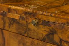 Italian Oyster Burl Two Drawer Small Chest Side Table - 2790115