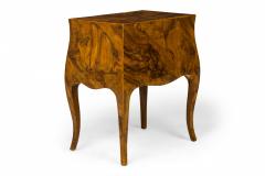 Italian Oyster Burl Two Drawer Small Chest Side Table - 2790116