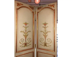 Italian Paint Decorated Parcel Gilt Monumental Screen or Room Divider - 2489311