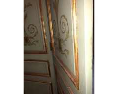 Italian Paint Decorated Parcel Gilt Monumental Screen or Room Divider - 2489325