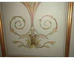 Italian Paint Decorated Parcel Gilt Monumental Screen or Room Divider - 2489333