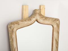 Italian Painted Carved and Gilded Wood Mirror circa 1940 - 4425173