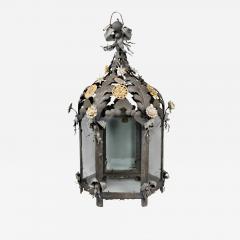 Italian Painted Tole Hanging Lantern - 3800211