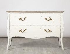 Italian Painted Two Drawer Rococo Commode - 3524508