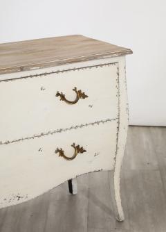 Italian Painted Two Drawer Rococo Commode - 3524518