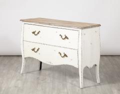 Italian Painted Two Drawer Rococo Commode - 3524520