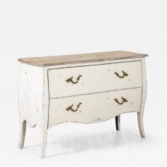 Italian Painted Two Drawer Rococo Commode - 3527950