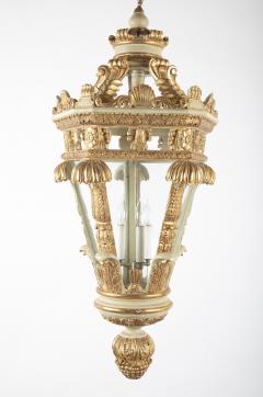 Italian Painted and Gilded Five Sided Lantern - 2111237
