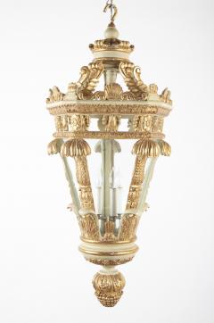 Italian Painted and Gilded Five Sided Lantern - 2111355