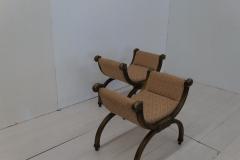 Italian Pair of 2 Baroque Armchairs 1600s - 3145974