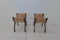 Italian Pair of 2 Baroque Armchairs 1600s - 3145979