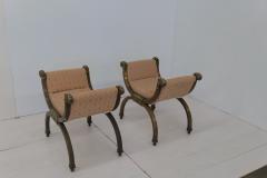 Italian Pair of 2 Baroque Armchairs 1600s - 3145980