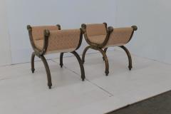 Italian Pair of 2 Baroque Armchairs 1600s - 3145982