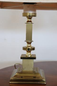 Italian Pair of Golden Bedside Lamps 1970s - 4115542