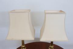 Italian Pair of Golden Bedside Lamps 1970s - 4115546