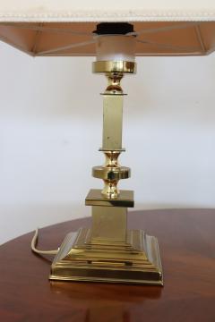Italian Pair of Golden Bedside Lamps 1970s - 4115548