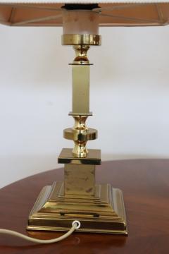 Italian Pair of Golden Bedside Lamps 1970s - 4115549