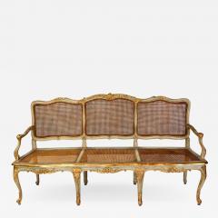 Italian Parcel Gilt and Painted Canape or Sofa 18th Century - 2158484