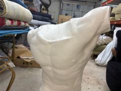 Italian Plaster Male Torso Sculpture Of A Classical Athlete - 4436683