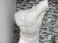 Italian Plaster Male Torso Sculpture Of A Classical Athlete - 4436731