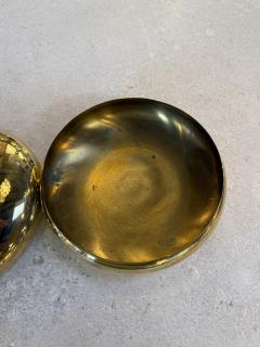 Italian Polished Brass Lidded Box 1970s - 4516013