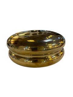 Italian Polished Brass Lidded Box 1970s - 4521607
